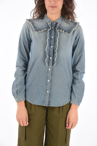 Denim VEGA Pin Tuck Shirt