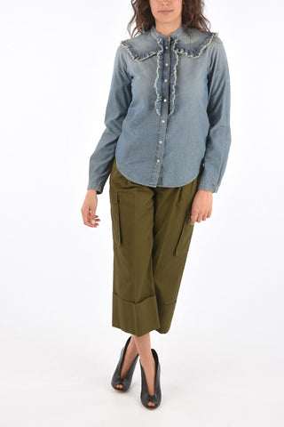 Denim VEGA Pin Tuck Shirt