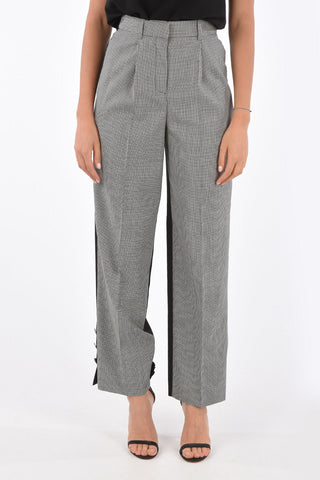 Houndstooth Single Pleat Pants 