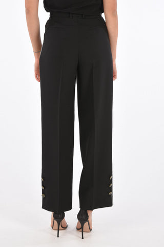 Houndstooth Single Pleat Pants 