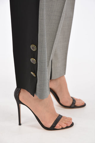 Houndstooth Single Pleat Pants 
