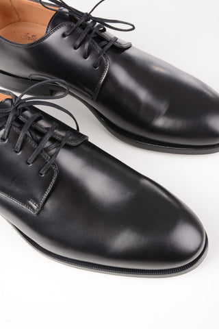 Brushed Leather Derby Shoes