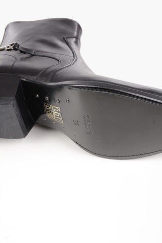 Leather BERLIN CAVALRY Texan Boots 5cm