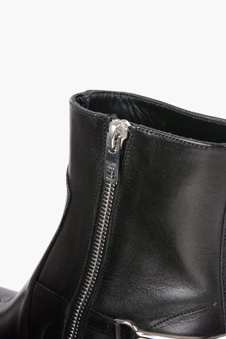 Leather BERLIN CAVALRY Texan Boots 5cm