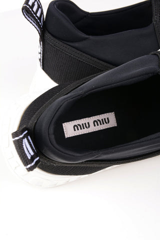 Sock Sneakers with Jewel Applications