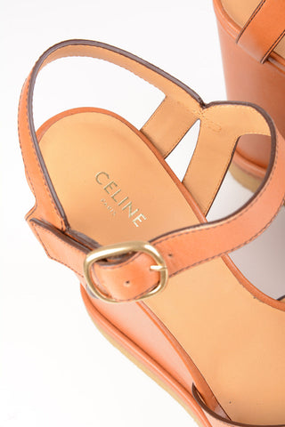 Leather Wedges with Crepe Sole 13cm