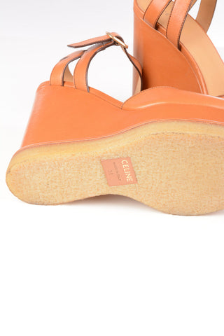 Leather Wedges with Crepe Sole 13cm
