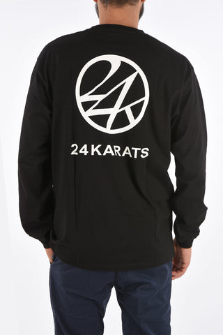 crew-neck long sleeve t-shirt