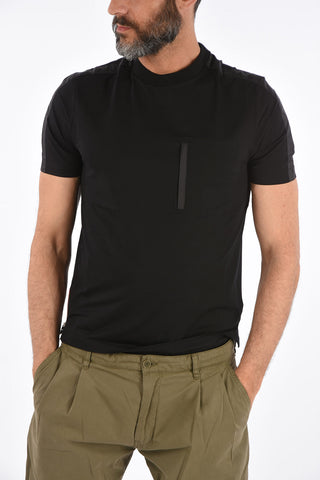 crewneck t-shirt with breast pocket