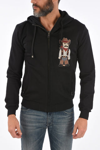 embroidered hoodie sweatshirt