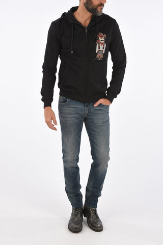 embroidered hoodie sweatshirt