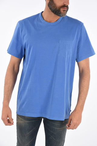 T-shirt girocollo con taschino