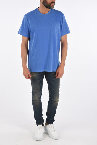 T-shirt girocollo con taschino