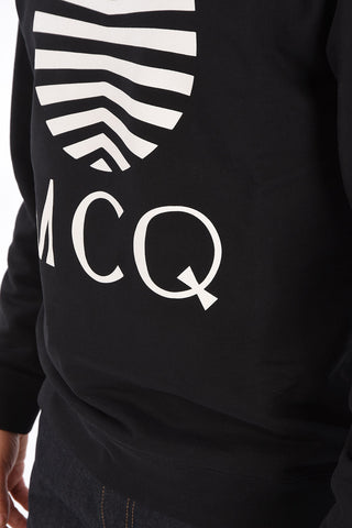 MCQ felpa girocollo con stampa