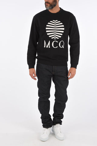 MCQ felpa girocollo con stampa
