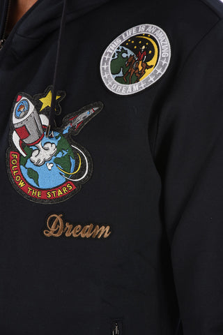 Full zip hoodie sweatshirt