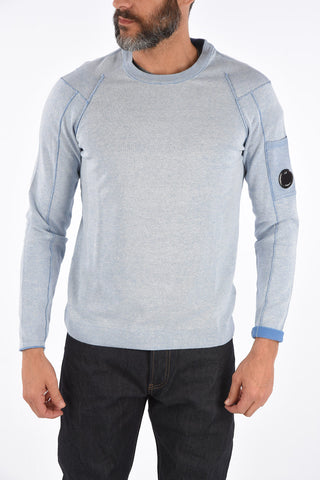 Cotton crew-neck sweater