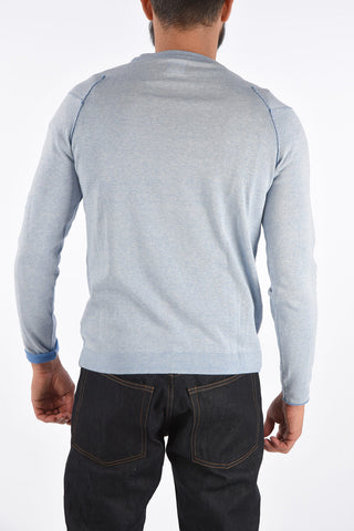 Cotton crew-neck sweater