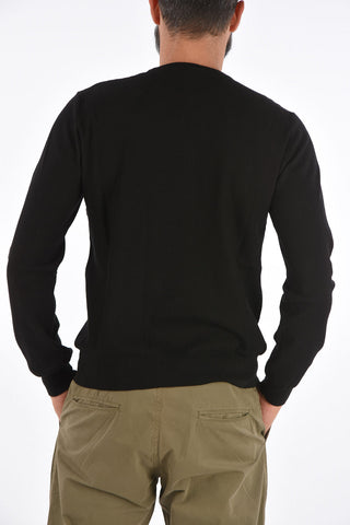 maglia girocollo in cotone