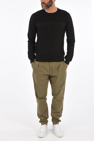 maglia girocollo in cotone
