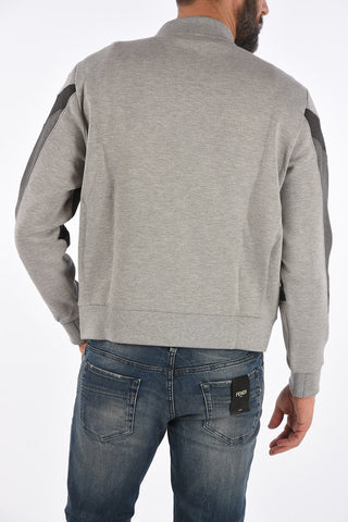 neoprene full zip sweatshirt