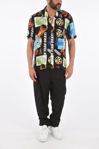 printed short sleeve shirt