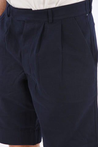 shorts a doppia pince ARMY in cotone