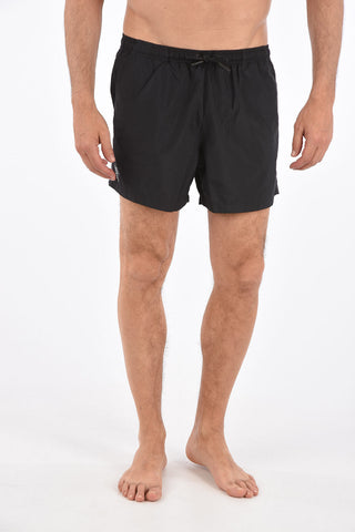 drawstring waist swim shorts