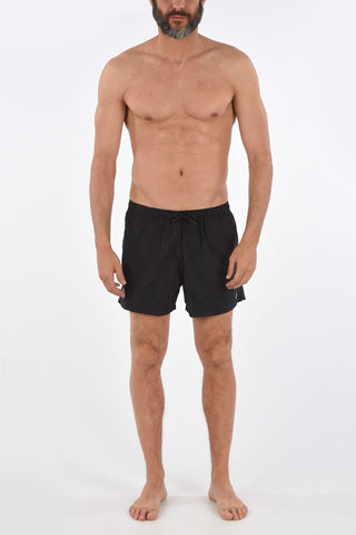 drawstring waist swim shorts