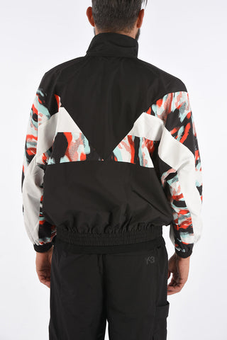printed full zip outerwear jacket