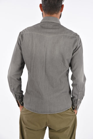 cotton shirt with breast pockets
