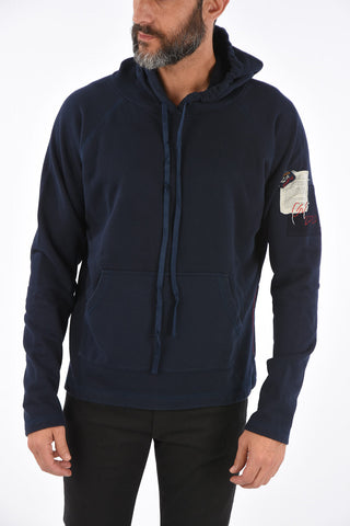 GREG LAUREN embroidered hoodie sweatshirt