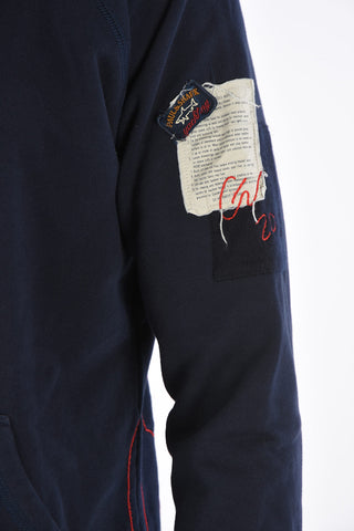 GREG LAUREN embroidered hoodie sweatshirt