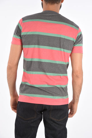 heavy striped crew-neck t-shirt