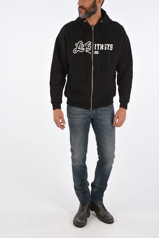 printed full zip hoodie sweatshirt