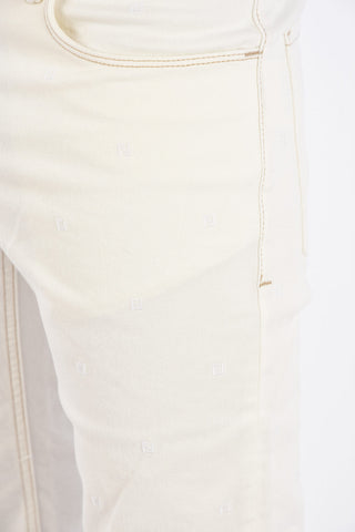 17cm all over logo jeans L.34