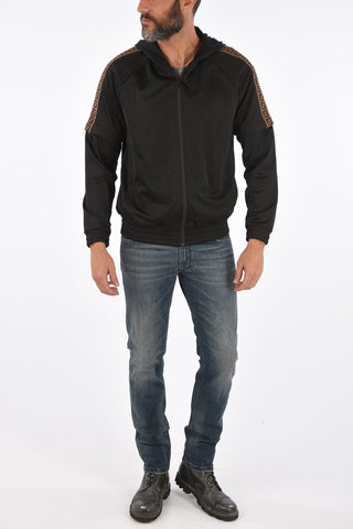 removable sleeve hoodie sweatshirt
