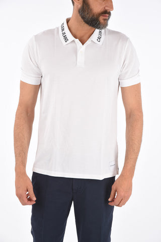 JEANS Polo 2 bottoni in cotone piquè