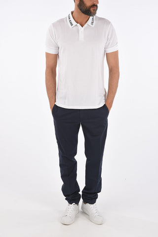 JEANS Polo 2 bottoni in cotone piquè