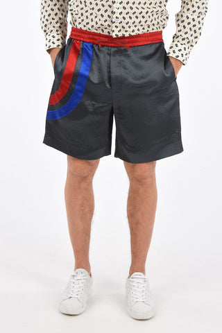 shorts con elastico in vita