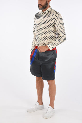 shorts con elastico in vita