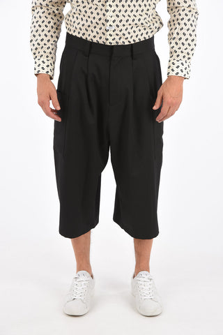 double pleat harem pants