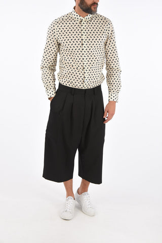 double pleat harem pants