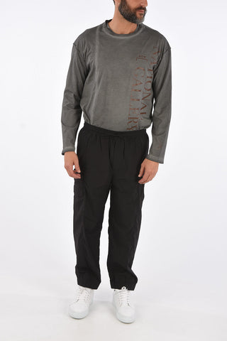 ADIDAS nylon drawstring waist pants