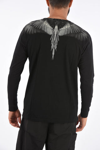 crew-neck long sleeve t-shirt