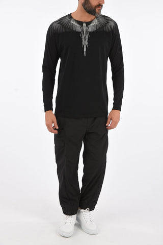 crew-neck long sleeve t-shirt