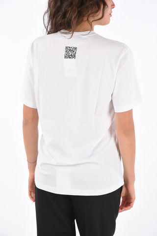 T-shirt girocollo stampata