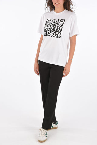 T-shirt girocollo stampata