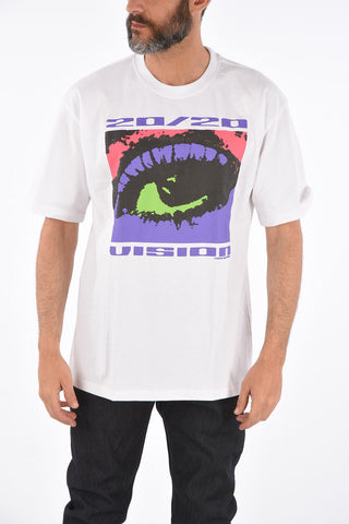 T-shirt girocollo stampata