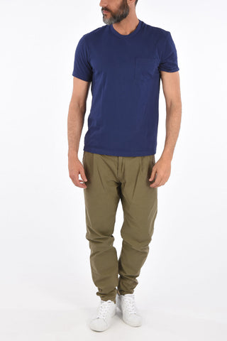 crewneck t-shirt with breast pocket